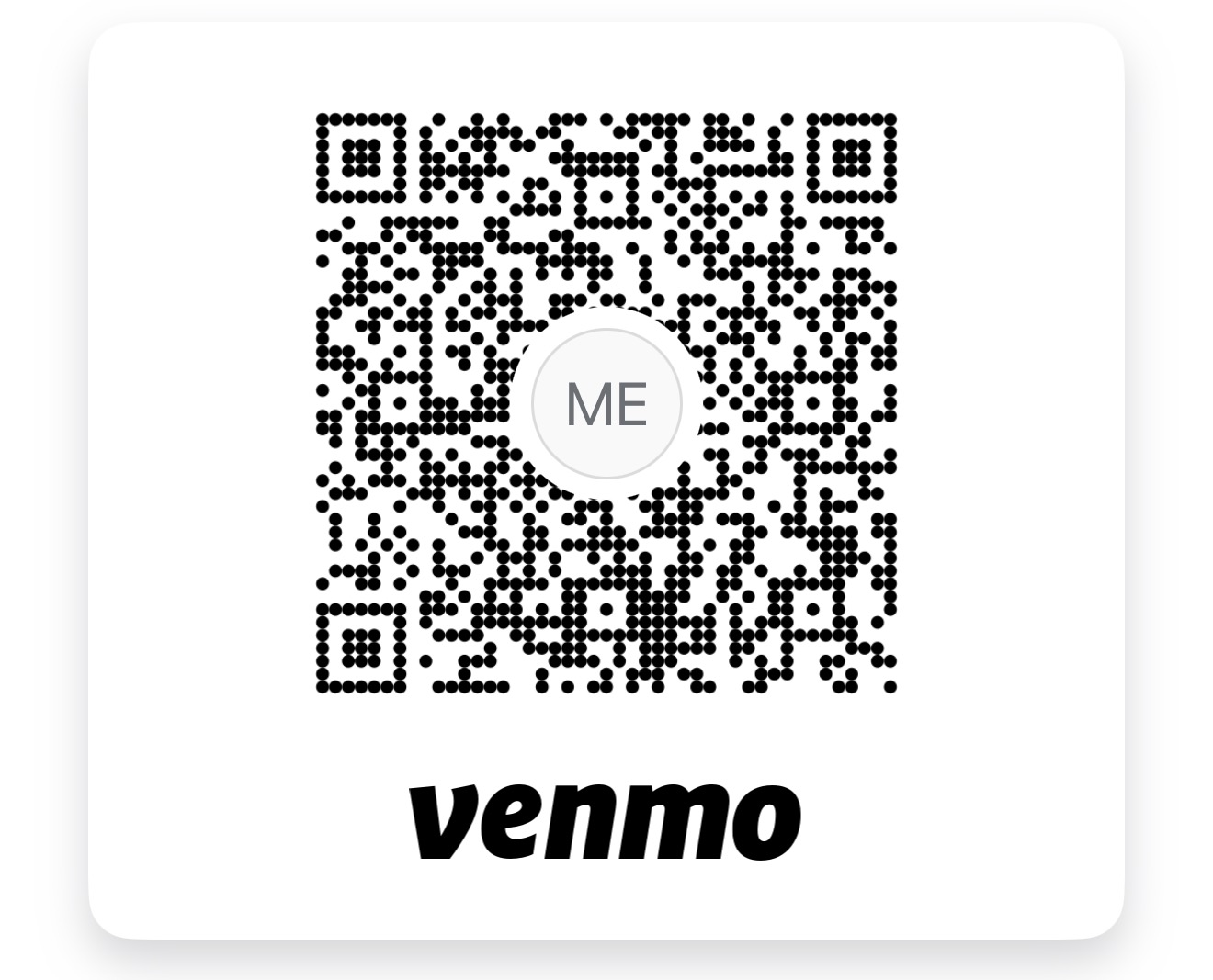Scan to open Meelyn Touch’s Venmo payment page